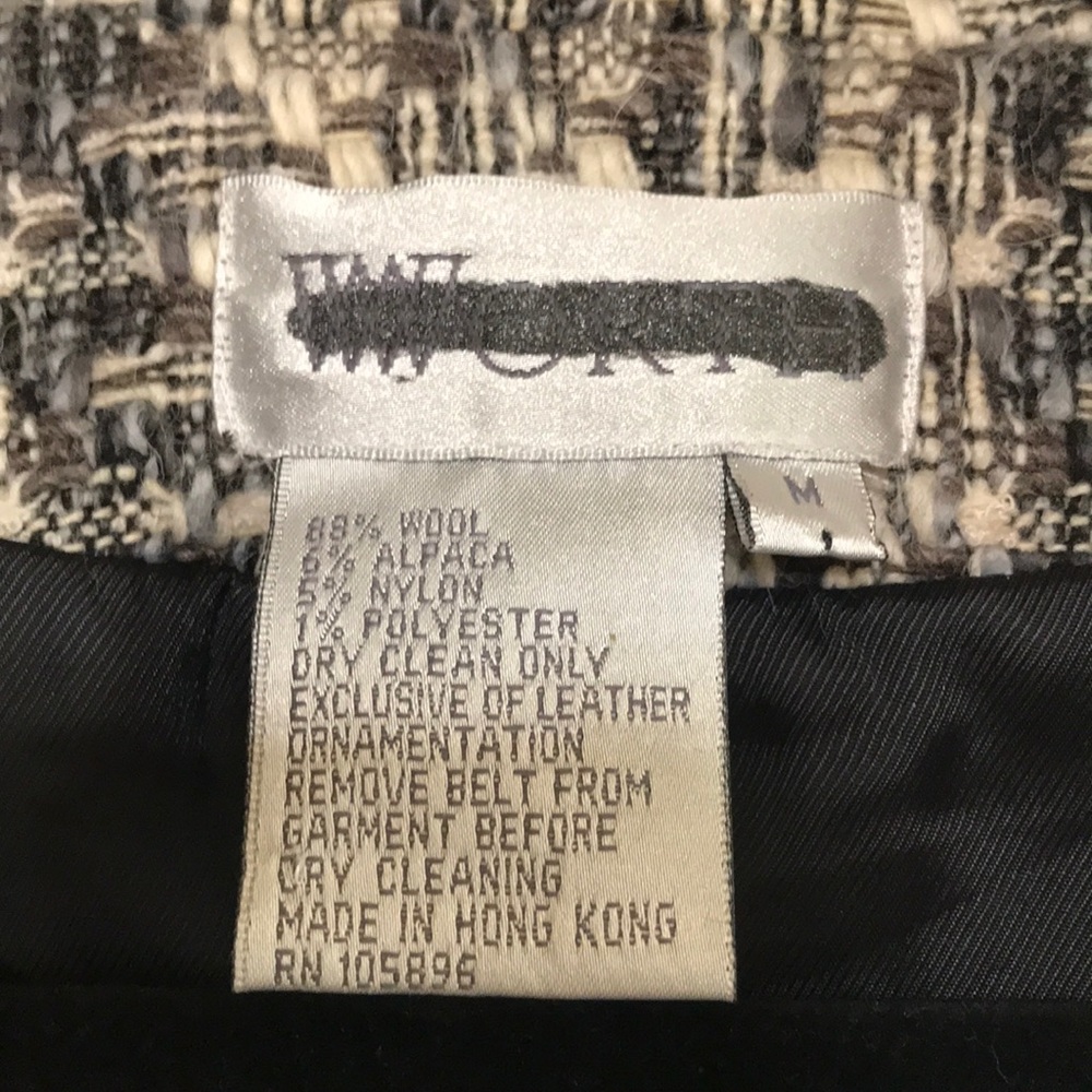 worth tweed wool peacoat Sz M - Picture 4 of 14